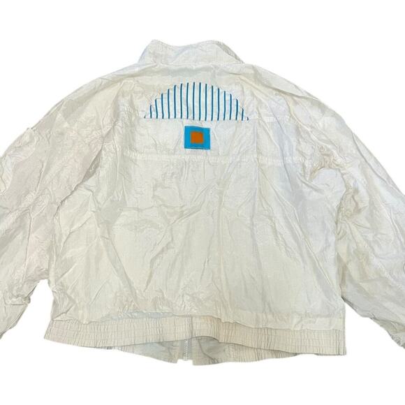 White Colorblock 90’s Windbreaker Jacket - Picture 4 of 7